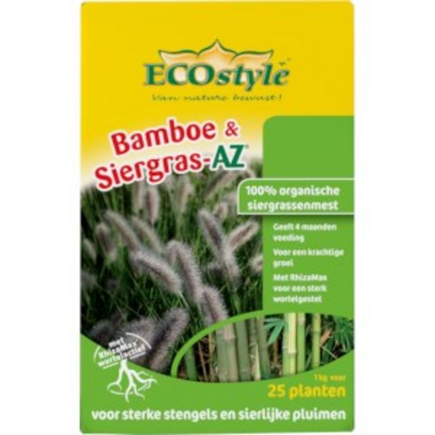 Aanbieding van Ecostyle Bamboe & Siergras-AZ 1kg voor 5,99€