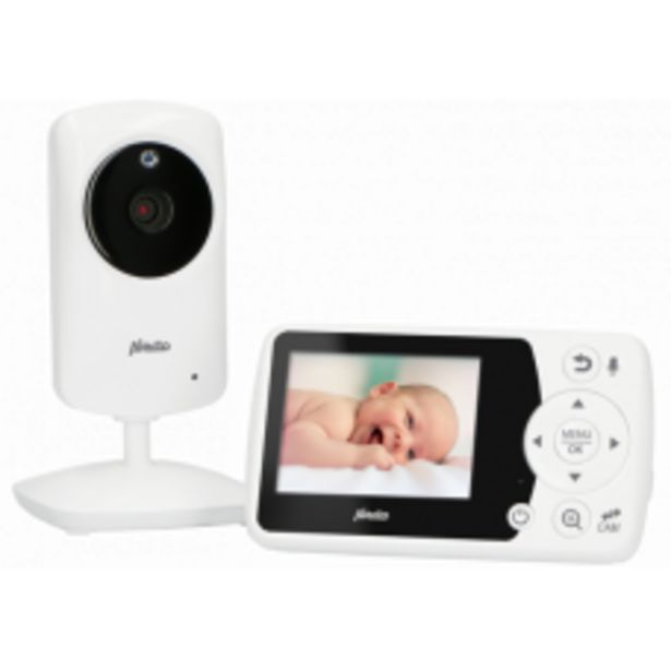 Aanbieding van ALECTO DVM-64 Babyfoon met camera en 2.4" kleurenscherm, wit voor 49,21€ bij Media Markt