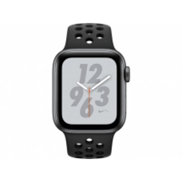 Aanbieding van APPLE Watch Series 4 Nike+ 40mm spacegrijs aluminium / antraciet-zwart sportbandje voor 343,2€