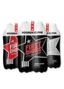 Aanbieding van First Choice Cola voor 2,99€ bij Dekamarkt