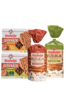 Aanbieding van Bolletje Bakkers of Vezelrijk Beschuit of Oerknäck voor 3,5€ bij Dekamarkt