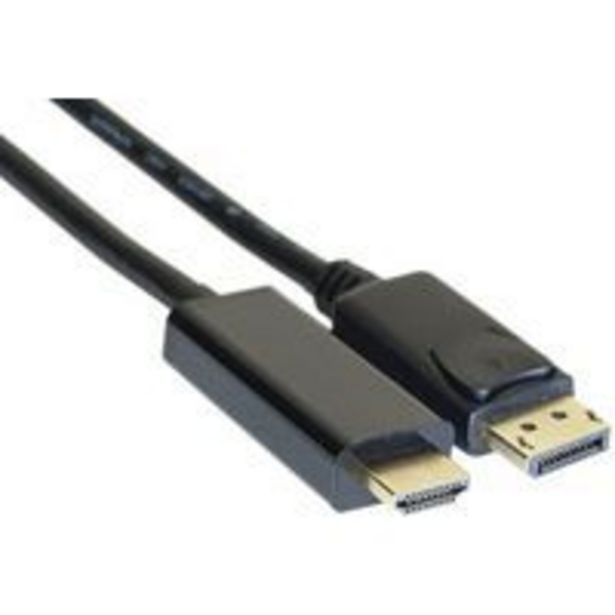 Aanbieding van DisplayPort 1.2 naar UHD HDMI Kabel 2 M voor 35,5€
