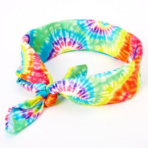 Aanbieding van Rainbow Tie Dye Bandana Headwrap voor 7,49€ bij Claire's