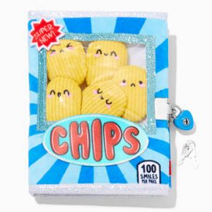 Aanbieding van Chips Plush Lock Diary voor 17,49€ bij Claire's
