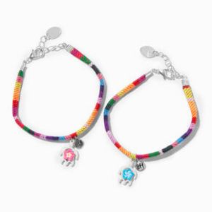 Aanbieding van Best Friends Hibiscus Turtle Friendship Bracelets - 2 Pack voor 4,99€ bij Claire's