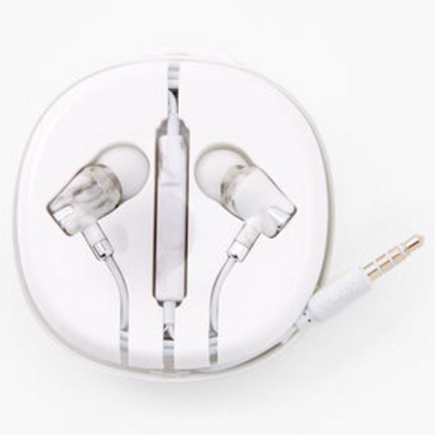 Aanbieding van White Marble Silicone Earbuds voor 8,4€