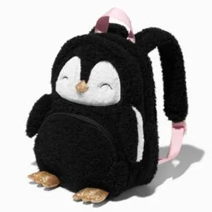 Aanbieding van Claire's Club Sherpa Penguin Tiny Backpack voor 15€ bij Claire's