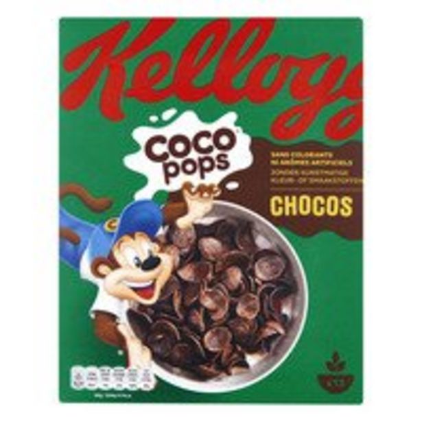 Aanbieding van Kellogg's Coco pops chocos voor 3,35€