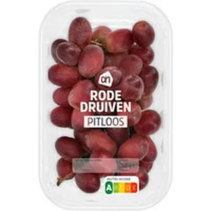 Aanbieding van AH Rode druiven pitloos voor 1,89€ bij Albert Heijn
