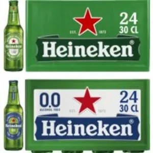 Aanbieding van Heineken Bier & 0.0 alcoholvrij pakket voor 28,03€ bij Albert Heijn
