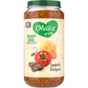 Aanbieding van Olvarit Spaghetti bolognese 15+m voor 1,49€ bij Albert Heijn