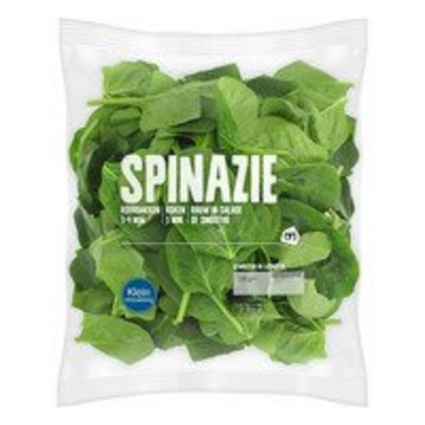 Aanbieding van AH Spinazie kleinverpakking voor 0,99€