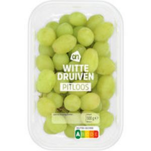 Aanbieding van AH Witte druiven pitloos voor 1,99€ bij Albert Heijn