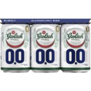Aanbieding van Grolsch 0.0% Alcoholvrij bier 6-pack voor 3,18€ bij Albert Heijn