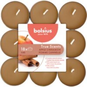 Aanbieding van Bolsius True scents geurtheelichten appel kaneel voor 1,94€ bij Albert Heijn