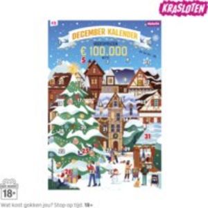 Aanbieding van Kraslot December kalender 5 euro voor 5€ bij Albert Heijn