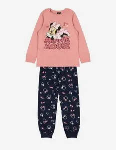 Aanbieding van Meisjes Pyjama set van sweatshirt en broek - Minnie Mouse voor 12,99€ bij Takko fashion