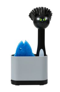 Aanbieding van CAT Afwasborstel/houder met spons zwart voor 9,95€ bij Casa