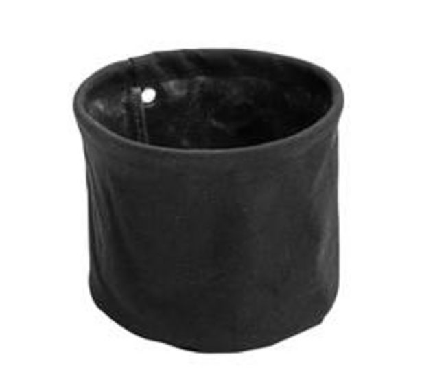 Aanbieding van CANVAS Hangpot zwart H 15 cm; Ø 17 cm voor 1,48€