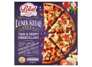 Aanbieding van BILAL PIZZA DONERKEBAB 379G voor 3,29€ bij Sahan Supermarkten