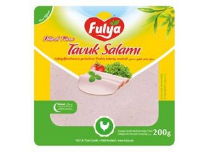 Aanbieding van FULYA PLAKJES KIPSALAMI 200GActie t/m 8 oktober voor 1,79€ bij Sahan Supermarkten