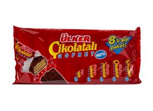 Aanbieding van ULKER CHOCOLADEWAFELS 8X35GActie t/m 4 juni voor 2,99€ bij Sahan Supermarkten