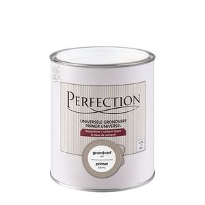 Aanbieding van Perfection grondverf Superdekkend wit 750ml voor 28,99€ bij Praxis