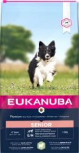 Aanbieding van Eukanuba Dog Mature & Senior - Hondenvoer - Lam - Rijst - 12 kg voor 39,96€ bij Welkoop