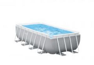 Aanbieding van Intex Frame Pool - Zwembaden - Grijs - 488x244cm - Rechthoekig voor 419,3€ bij Welkoop