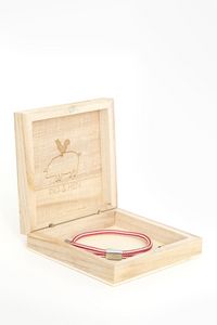 Aanbieding van Pig & Hen rode armband little lewis voor 25€ bij Sissy-Boy