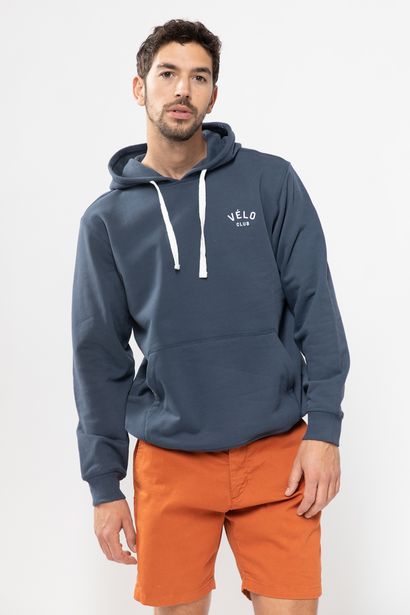 Aanbieding van Donkerblauwe katoenen hoodie voor 40€ bij Sissy-Boy