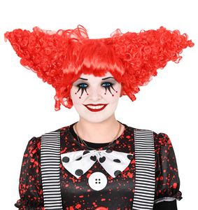 Aanbieding van Pruik horror clown rood voor 8,75€ bij Van Cranenbroek