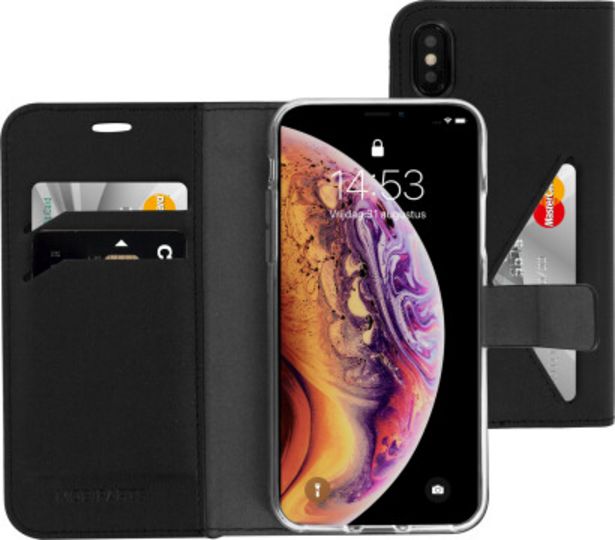 Aanbieding van Mobiparts Classic Wallet Case Apple iPhone X/XS Black voor 19,99€ bij Phone House
