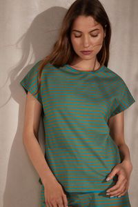Aanbieding van Summer Vibes Striped T-Shirt voor 29,9€ bij Intimissimi
