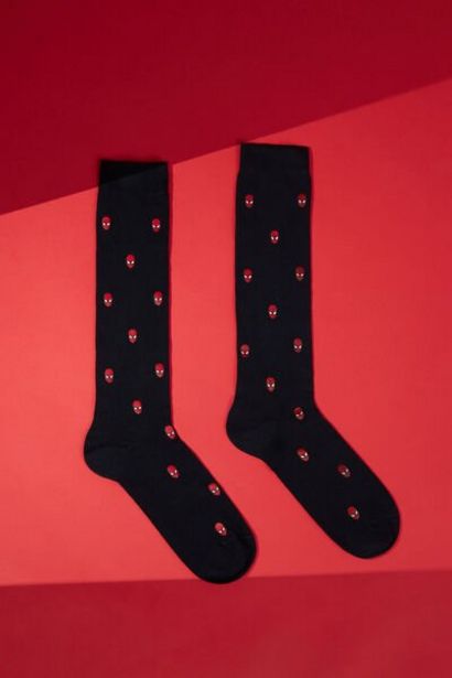 Aanbieding van Long Soft Cotton Spider-Man Socks voor 9,9€ bij Intimissimi