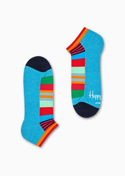 Aanbieding van Athletic Multi Stripe Low Sock voor 5,97€ bij Happy Socks