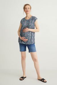 Aanbieding van Zwangerschapsspijkerbroek - korte spijkerbroek - LYCRA® voor 19,99€ bij C&A