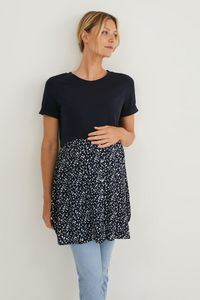 Aanbieding van Zwangerschaps-T-shirt - 2-in-1-look voor 12,99€ bij C&A