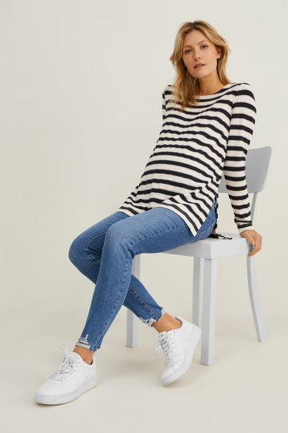 Aanbieding van Zwangerschapsjeans - skinny jeans - gerecycled voor 19,99€ bij C&A