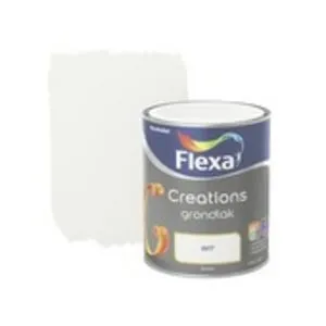 Aanbieding van Flexa Creations grondverf wit 750 ml voor 18,61€ bij Gamma