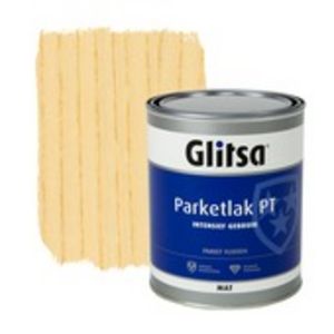 Aanbieding van Glitsa Intensief Gebruik parketlak kleurloos mat 1 liter voor 32,99€ bij Gamma