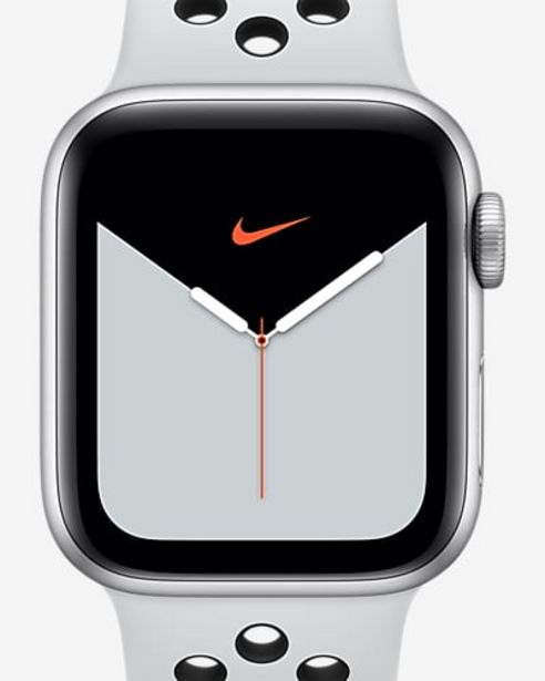 Aanbieding van Apple Watch Nike Series 5 (GPS + Cellular) met sportbandje van Nike Open Box voor 397,47€ bij Nike