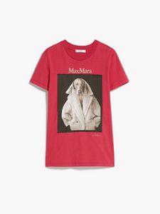 Aanbieding van Cotton T-shirt with Wegman print voor 255€ bij MaxMara