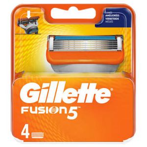 Aanbieding van Gillette Fusion5 scheermesjes (4 st.) voor 25,11€ bij Blokker