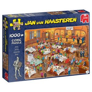 Aanbieding van Jan van Haasteren puzzel darten- 1000 stukjes voor 17,99€ bij Blokker