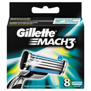 Aanbieding van Gillette Mach3 Scheermesjes voor 24,34€ bij Blokker