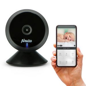 Aanbieding van Wifi babyfoon met camera Alecto SMARTBABY5BK Zwart voor 54,99€ bij Blokker