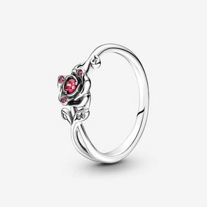 Aanbieding van Disney Belle en het Beest Roos Ring voor 65€ bij Pandora