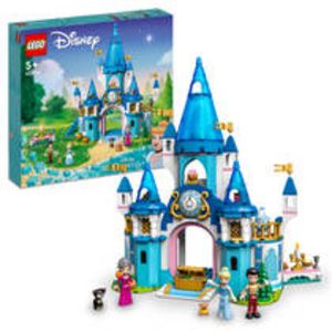 Aanbieding van LEGO Disney Princess het kasteel van Assepoester en de knappe prins 43206 voor 67,99€ bij Intertoys
