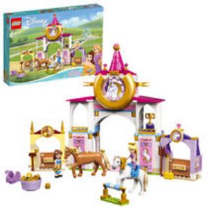 Aanbieding van LEGO Disney Princess Belle en Rapunzels koninklijke paardenstal 43195 voor 24,98€ bij Intertoys